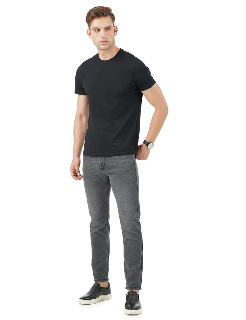 inkd Men's Regular Fit Jeans - Mid-Rise | Cotton Blend | Classic Styling | Stretchable Fabric | Classic 5 Pocket Styling